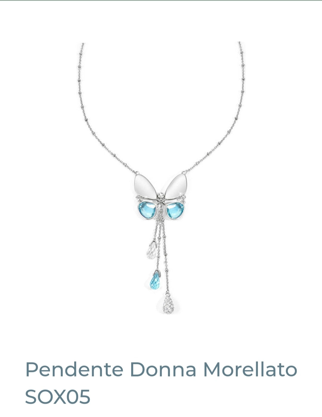 Morellato Collana Talismani In Acciaio Con Pendente Farfalla - SAUN31, Regalo Per Lei - 3