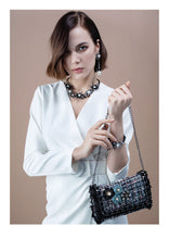 Load image into Gallery viewer, COLLANA DONNA OTTAVIANI BIJOUX GIROGOLA NERA