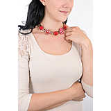 Carica l'immagine nel visualizzatore di Gallery, COLLANA DONNA OTTAVIANI BIJOUX GIROGOLA FIORE ROSSO