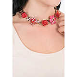 Carica l'immagine nel visualizzatore di Gallery, COLLANA DONNA OTTAVIANI BIJOUX GIROGOLA FIORE ROSSO