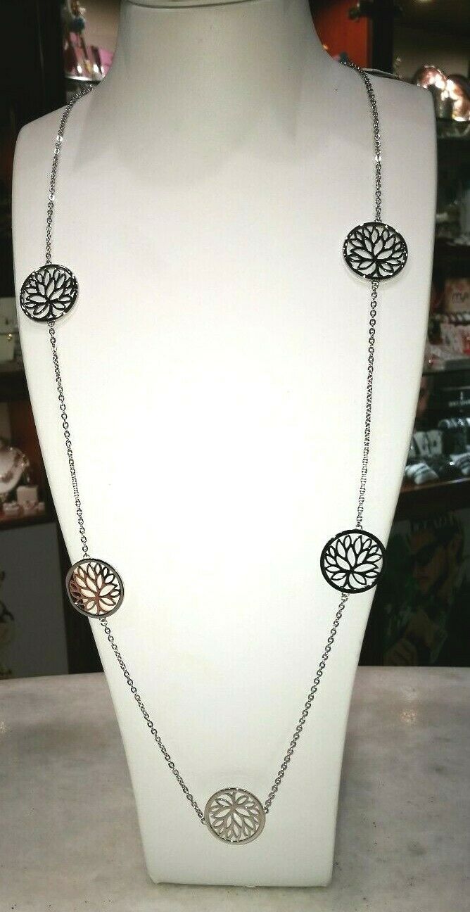 COLLANA DONNA IN ACCIAIO CON MADONNINA MIRACOLOSA E ZIRCONI BIANCHI COLLANA DONNA IN ACCIAIO CON MADONNINA MIRACOLOSA E ZIRCONI BIANCHI