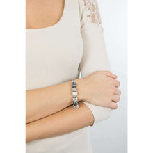 Carica l'immagine nel visualizzatore di Gallery, Morellato Gioielli Bracciale In Acciaio Con Drops, Cristalli Vari Perle B/N