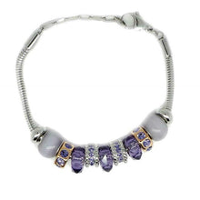 Carica l'immagine nel visualizzatore di Gallery, Morellato Gioielli Bracciale In Acciaio Con Drops, Occhio Di Gatto E Cristalli