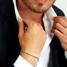 Lade das Bild in den Galerie-Viewer, BRACCIALE UOMO MORELLATO "TENNIS"
