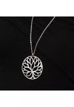 Charger l'image dans la galerie, COLLANA LUNGA MORELLATO "LOTO" CON CIONDOLO FIORE
