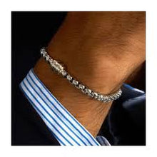 Lade das Bild in den Galerie-Viewer, BRACCIALE UOMO MORELLATO "DIAMONDS"
