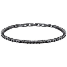 Carica l'immagine nel visualizzatore di Gallery, BRACCIALE UOMO  MORELLATO  "TENNIS" BLACK
