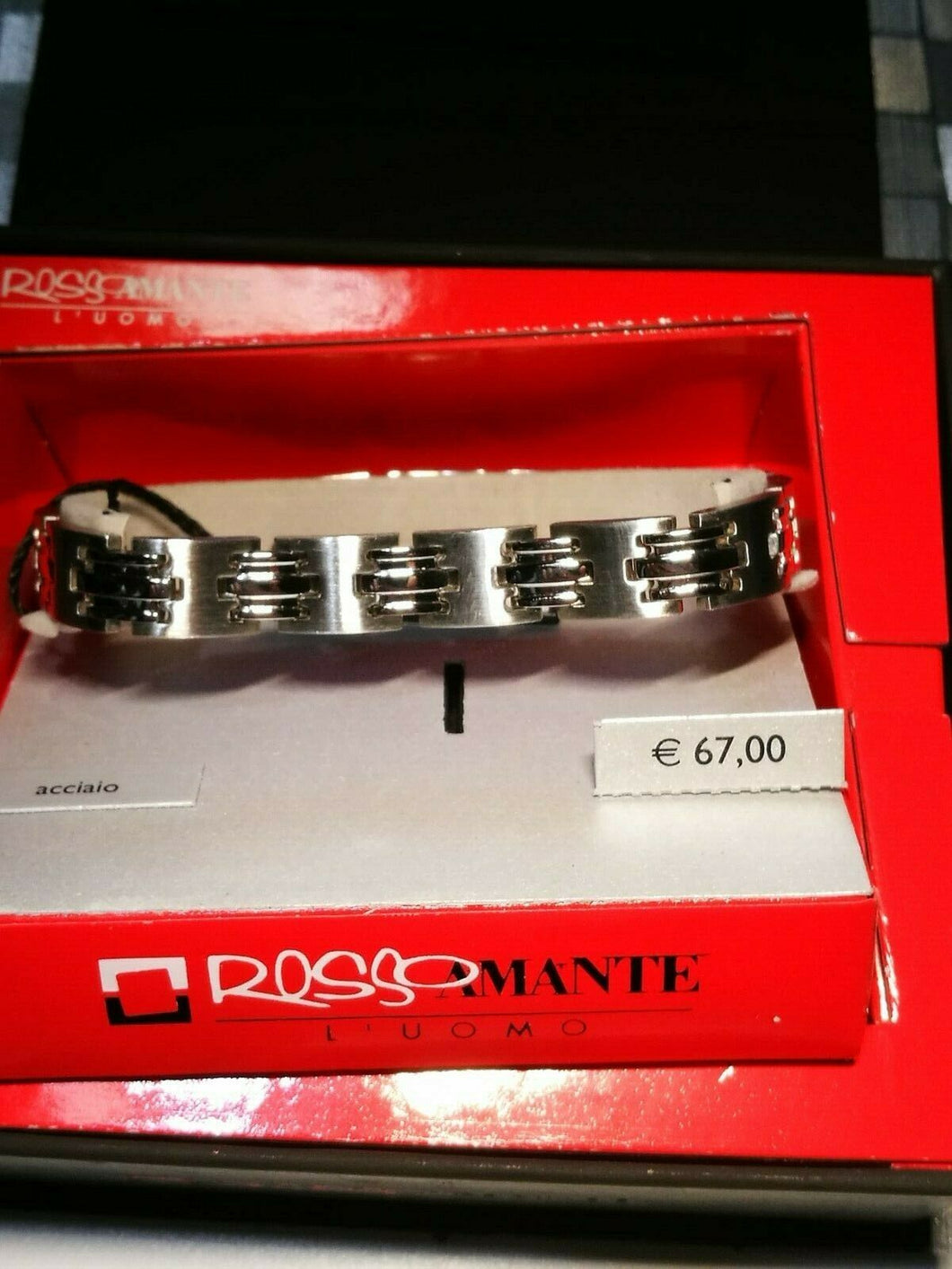 BRACCIALE UOMO ACCIAIO 