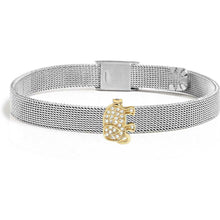 Carica l&#39;immagine nel visualizzatore di Gallery, Bracciale Morellato Gioielli Serie Sensazioni Con Elefante E Cristalli Bianchi
