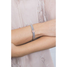 Carica l&#39;immagine nel visualizzatore di Gallery, Bracciale Morellato Gioielli Serie Sensazioni Con Cuore E Cristalli Rossi
