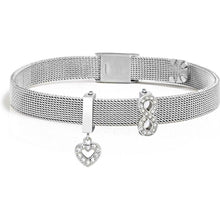 Load image into Gallery viewer, Bracciale Morellato Gioielli Serie Statement Con Cristalli Bianchi

