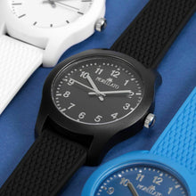 Carica l&#39;immagine nel visualizzatore di Gallery, Orologio Morellato Cassa In Plastica Anallergico Cinturino Caucciu&#39; Azzurro

