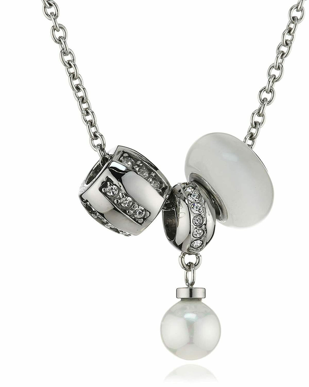 Morellato Gioielli Collana Con Pendenti Drops Perla, Pietra E Sfera