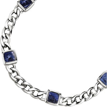 Load image into Gallery viewer, Bracciale Uomo Morellato Acciaio Con Pietra Dumortiertite Blu
