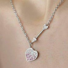 Load image into Gallery viewer, Morellato Gioielli Pendente Con Freccia E Cuore Co Cristalli Bicolore Sfumati
