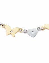 Carica l&#39;immagine nel visualizzatore di Gallery, Bracciale Morellato Gioielli Farfalle, Cuori E Cristalli Serie &quot;Insieme&quot;
