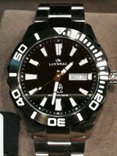 Carica l&#39;immagine nel visualizzatore di Gallery, Orologio Lorenz Uomo Acciaio Professional Diver Sub 200Mt + Cinturino In Gomma
