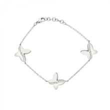 Carica l&#39;immagine nel visualizzatore di Gallery, Bracciale Morellato Gioielli Farfalle E Cristalli Serie “Battito&quot;
