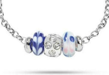 Load image into Gallery viewer, Morellato Gioielli Bracciale In Acciaio Con Drops Murina Di G Cristalli Bianchi
